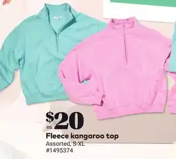 Giant Tiger Fleece kangaroo top offer