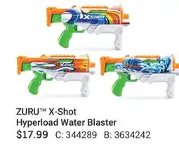 Cabela's ZURU X-Shot Hyperload Water Blaster offer