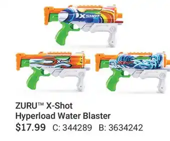 Cabela's ZURU X-Shot Hyperload Water Blaster offer