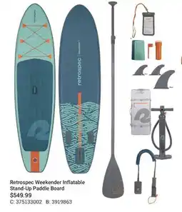 Cabela's Retrospec Weekender Inflatable Stand-Up Paddle Board offer