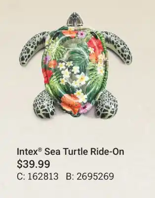 Cabela's Intex Sea Turtle Ride-On offer