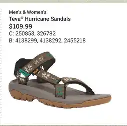 Cabela's Men's & Women's Teva Hurricane Sandals offer