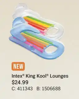 Cabela's Intex King Kool Lounges offer