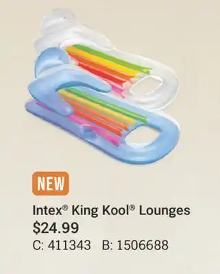 Cabela's Intex King Kool Lounges offer