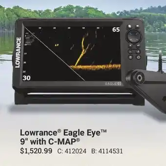 Cabela's Lowrance Eagle Eye 9 with C-MAP offer