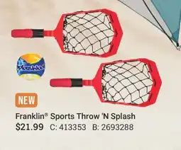 Cabela's Franklin Sports Throw 'N Splash offer