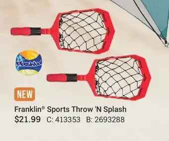 Cabela's Franklin Sports Throw 'N Splash offer