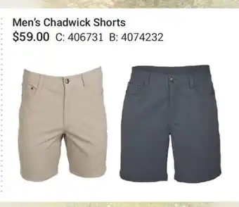 Cabela's Men's Chadwick Shorts offer