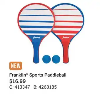 Cabela's Franklin Sports Paddleball offer