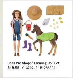 Cabela's Bass Pro Shops Farming Doll Set offer