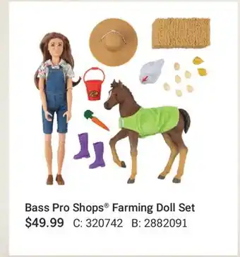 Cabela's Bass Pro Shops Farming Doll Set offer