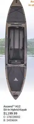 Cabela's Ascend H12 Sit-In Hybrid Kayak offer