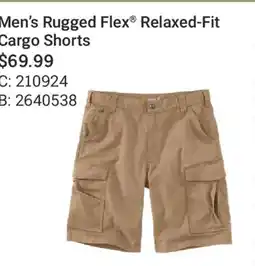Cabela's Men's Rugged Flex Relaxed-Fit Cargo Shorts offer