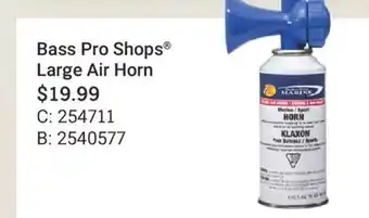 Cabela's Bass Pro Shops Large Air Horn offer