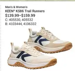 Cabela's Men's & Women's KEEN KS86 Trail Runners offer