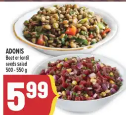 Marché Adonis ADONIS Beet or lentil seeds salad offer