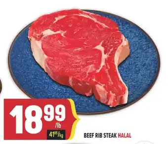 Marché Adonis BEEF RIB STEAK HALAL offer