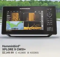 Cabela's Humminbird XPLORE 9 CMSI+ offer