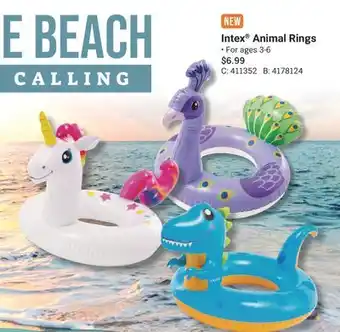 Cabela's Intex Animal Rings offer
