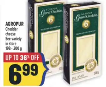 Marché Adonis AGROPUR Cheddar cheese offer
