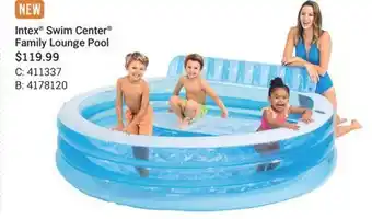 Cabela's Intex Swim Center Family Lounge Pool offer
