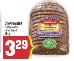 Marché Adonis DIMPFLMEIER Pumpernickle sliced bread offer