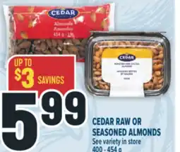 Marché Adonis CEDAR RAW OR SEASONED ALMONDS offer