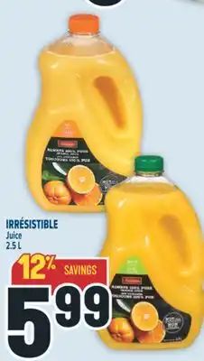 Marché Adonis IRRÉSISTIBLE Juice offer