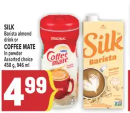 Marché Adonis SILK Barista almond drink offer
