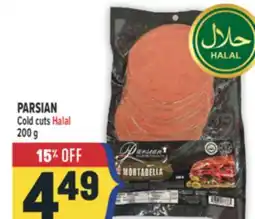 Marché Adonis PARSIAN Cold cuts Halal offer