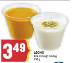 Marché Adonis ADONIS Rice or mango pudding offer