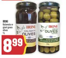 Marché Adonis IRINI Kalamata or giant green olives offer