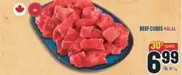 Marché Adonis BEEF CUBES HALAL offer