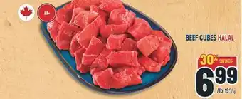 Marché Adonis BEEF CUBES HALAL offer