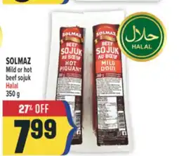 Marché Adonis SOLMAZ Mild or hot beef sojuk offer