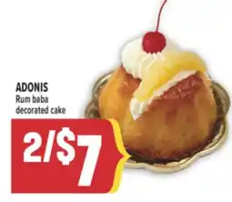 Marché Adonis ADONIS Rum baba decorated cake offer