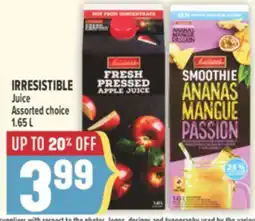 Marché Adonis IRRESISTIBLE Juice offer