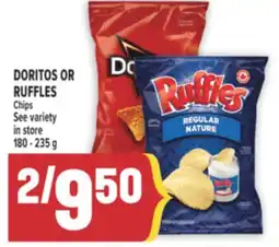 Marché Adonis DORITOS OR RUFFLES Chips offer