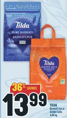 Marché Adonis TILDA Basmati rice or Golden Sella offer