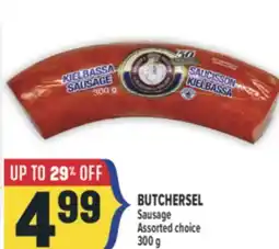 Marché Adonis BUTCHERSEL Sausage offer