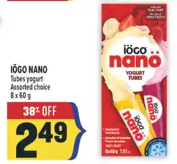 Marché Adonis IÖGO NANO Tubes yogurt offer