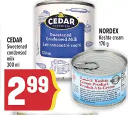 Marché Adonis CEDAR Sweetened condensed milk offer