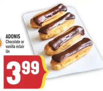 Marché Adonis ADONIS Chocolate or vanilla éclair Un offer