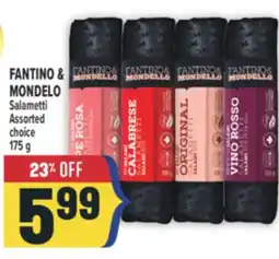 Marché Adonis FANTINO & MONDELLO Salametti offer