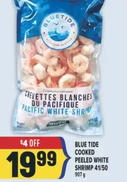 Marché Adonis BLUE TIDE COOKED PEELED WHITE SHRIMP 41/50 offer