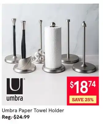Kitchen Stuff Plus Umbra Paper Towel Holder offer