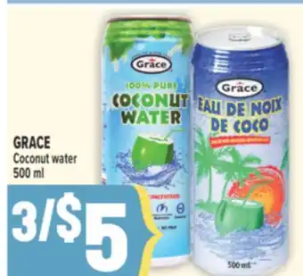 Marché Adonis GRACE Coconut water offer