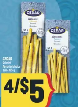 Marché Adonis CEDAR Grissini offer