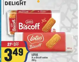 Marché Adonis LOTUS XL or Biscoff cookies offer