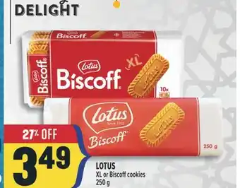 Marché Adonis LOTUS XL or Biscoff cookies offer